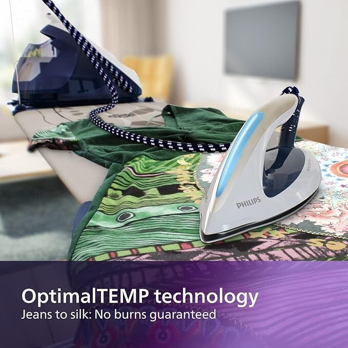 Philips PerfectCare Elite GC9630/20 Steam Generator Iron - Navy & White