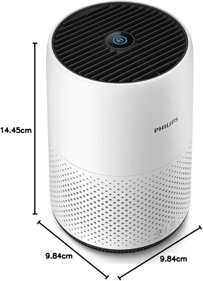 PHILIPS 800 Series Compact AC0820/30 Air Purifier - White