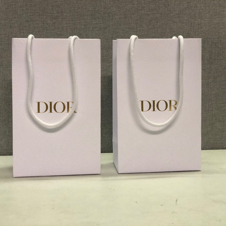 2x DIOR GIFT/CARRIER BAG BRAND NEW 22cm x 14cm x 8cm