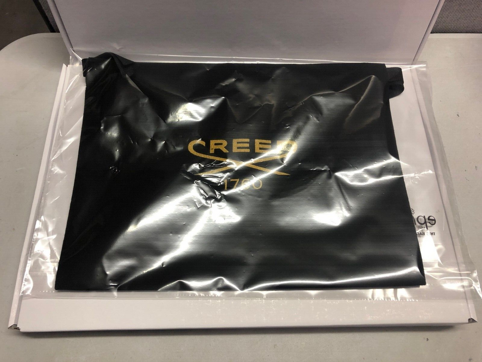 Creed Black Canvas gift bag toilet bag 27.5 x 21.5 Cm