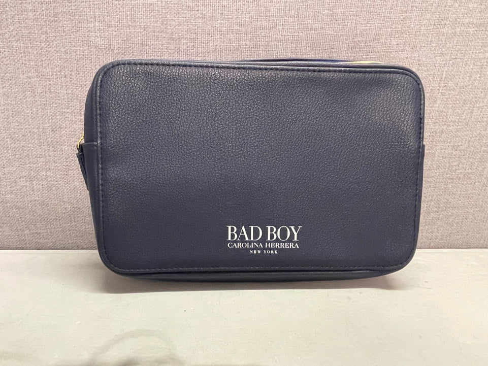 Carolina Herrera Bad Boy Travel Blue Pouch About 15X25cm