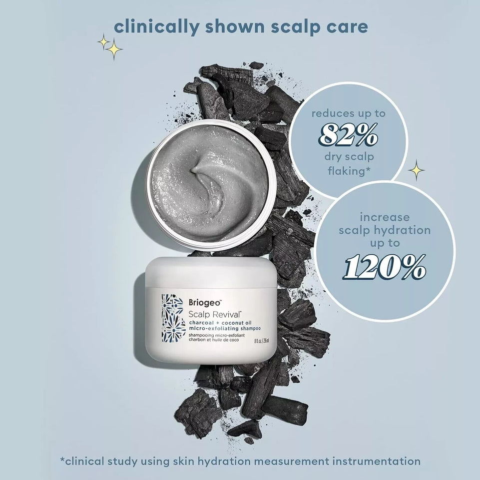 Briogeo Scalp Revival Charcoal + Coconut Oil Micro-Exfoliating Shampoo 59ml