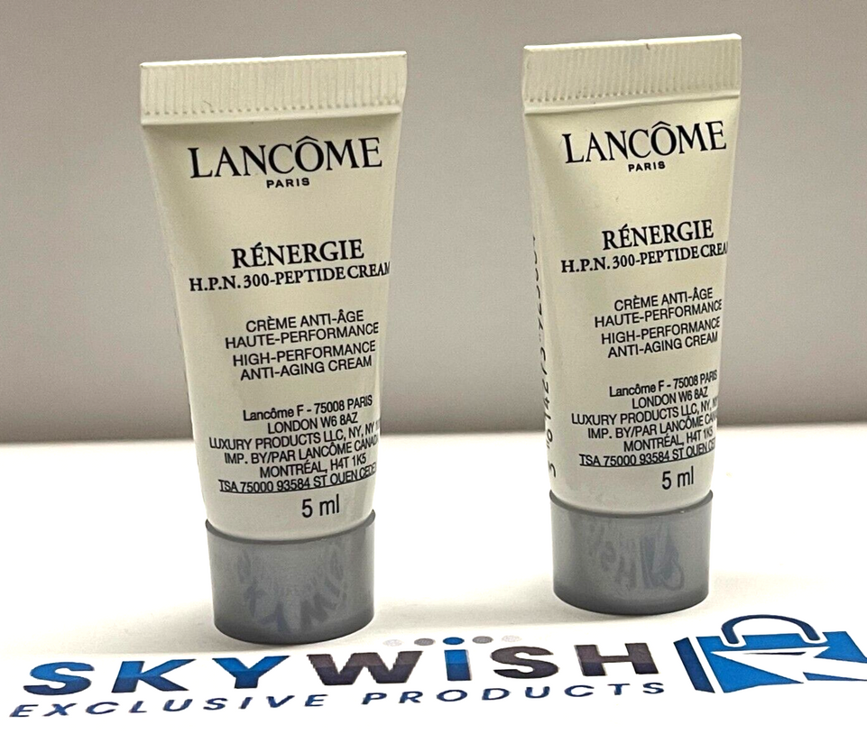 2X LANCOME Renergie H.P.N 300-Peptide Cream High Performance Anti-Aging 5mlX2