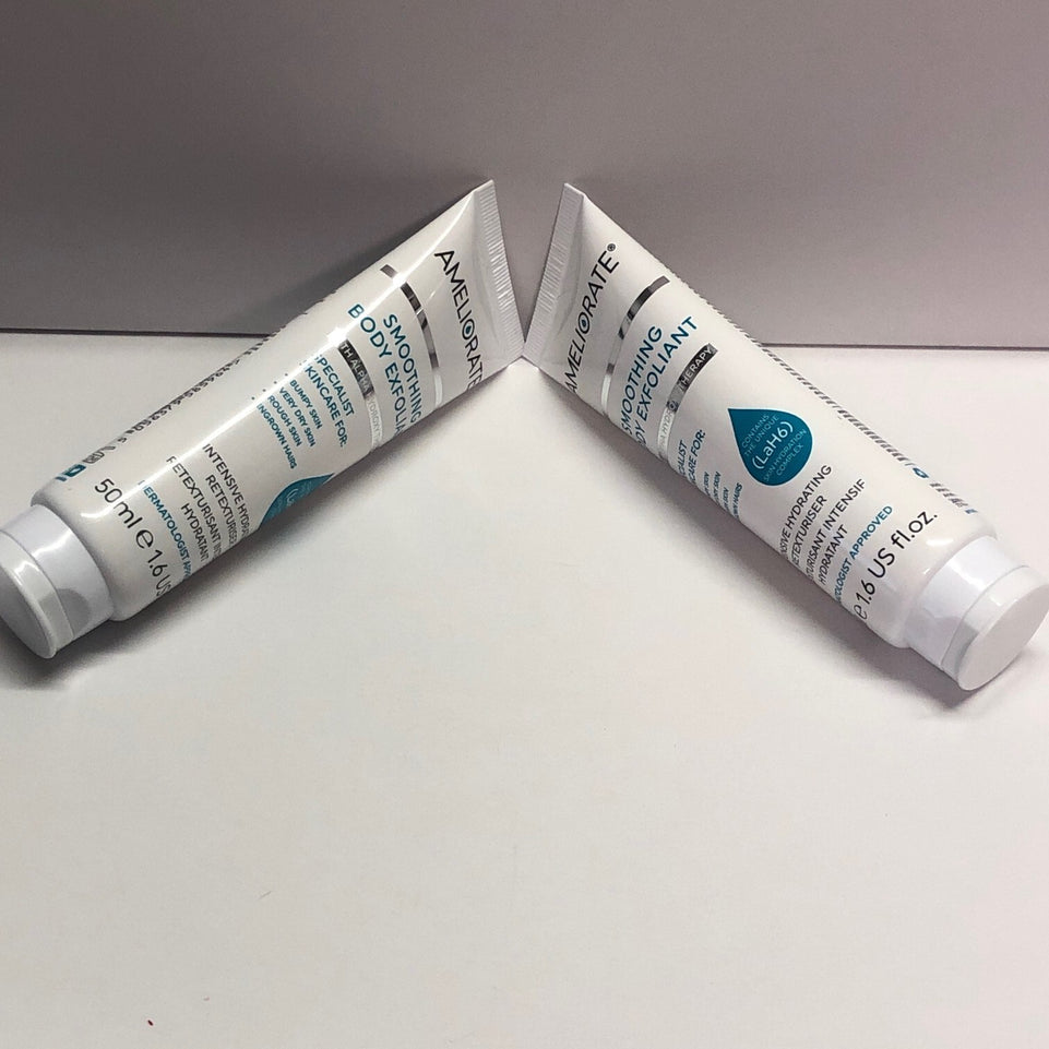 Ameliorate Smoothing Body Exfoliant Intensive Hydrating Retexturiser, 2 x 50ml,