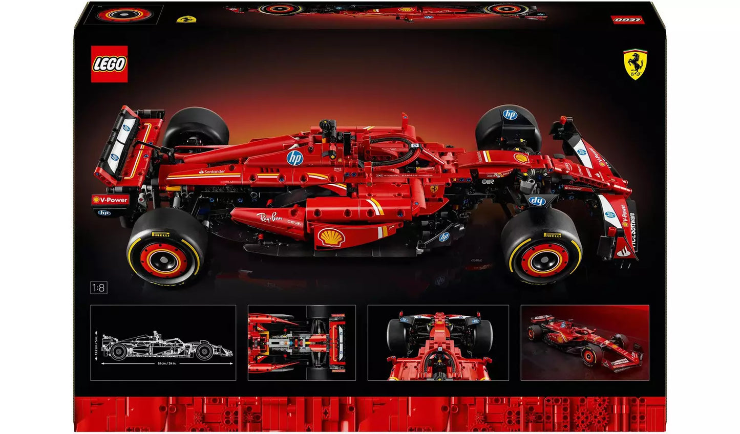 LEGO Technic Ferrari SF-24 F1 Car Model Kit for Adults 42207