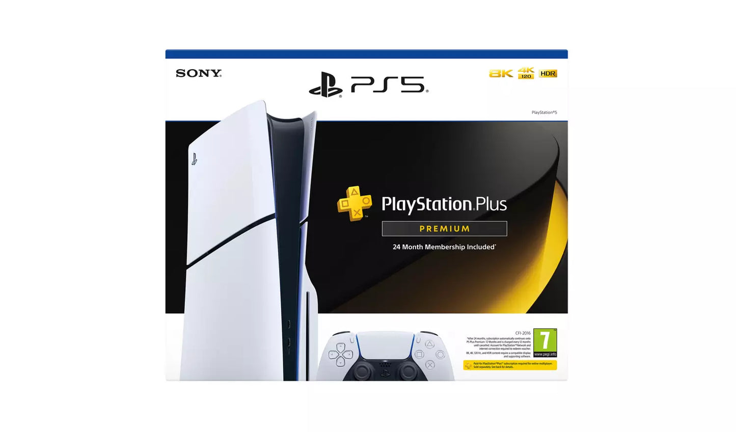 PlayStation 5 Console & PS Plus Premium 24 Month Membership