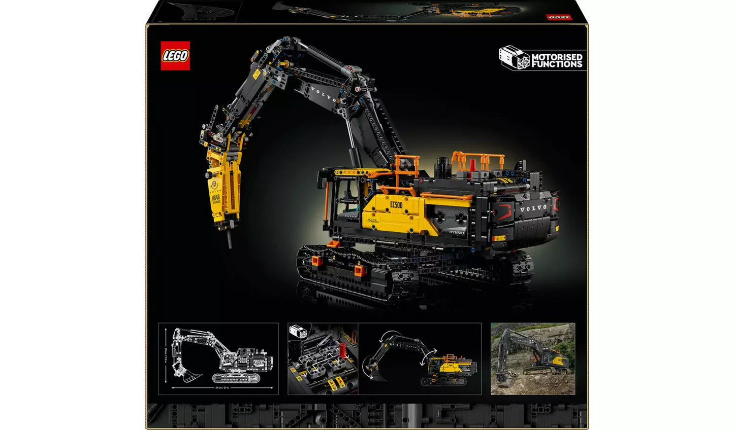 LEGO Technic Volvo EC500 Hybrid Excavator Building Set 42215