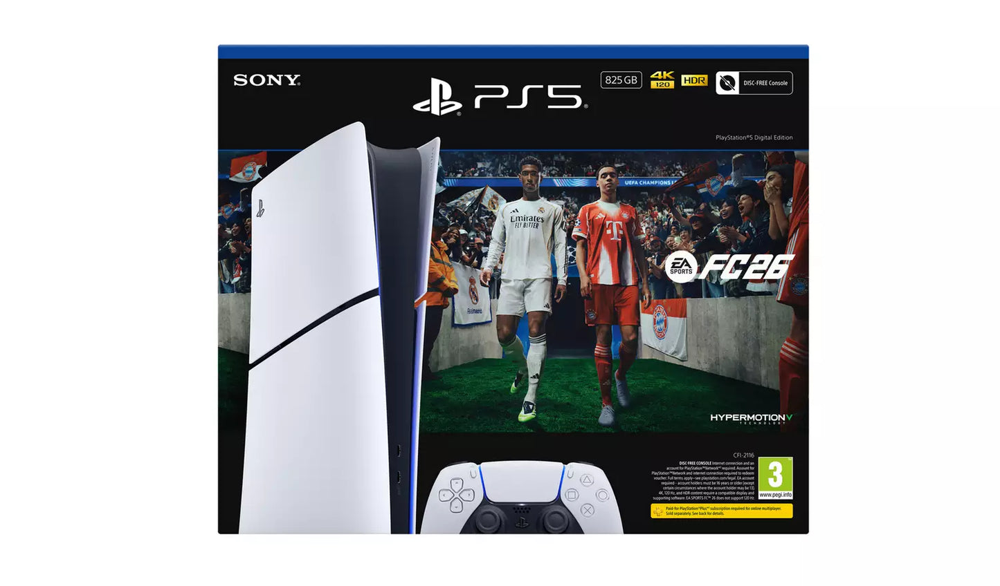 PlayStation 5 Console Digital Edn & EA Sports FC26 Bundle