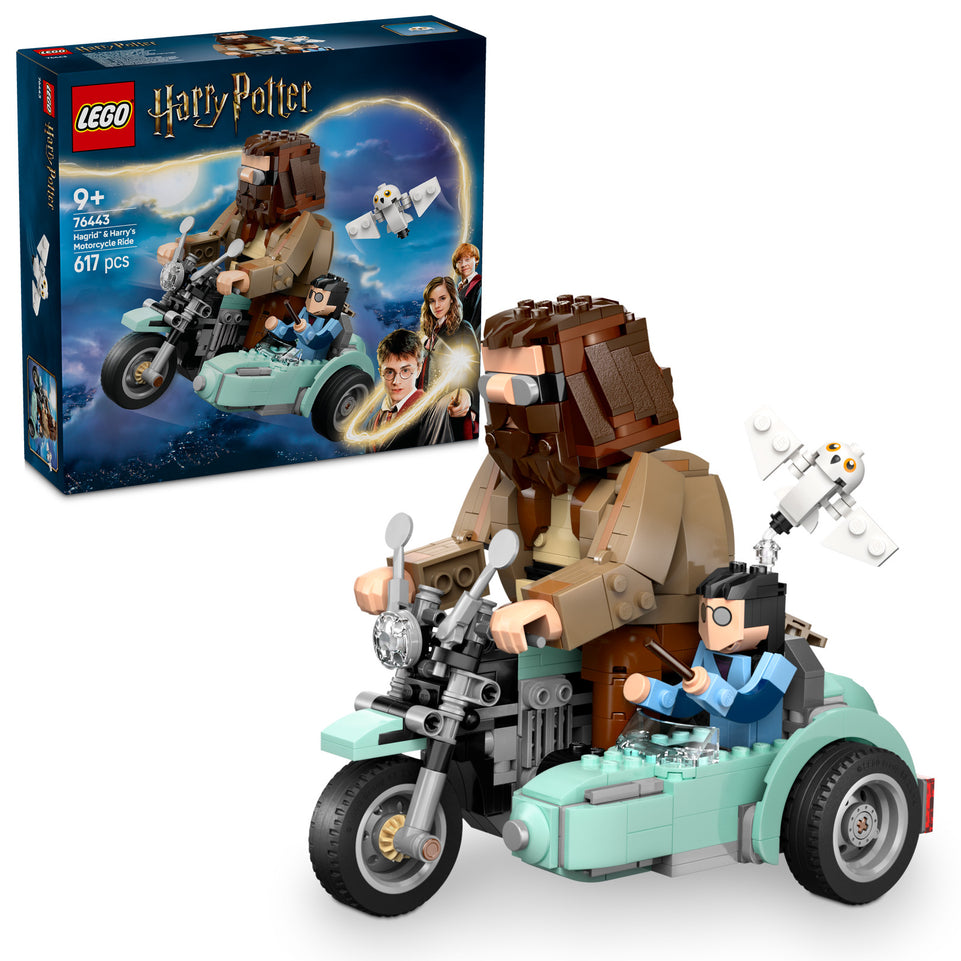 LEGO Harry Potter Hagrid & Harry's Motorcycle Ride Toy 76443