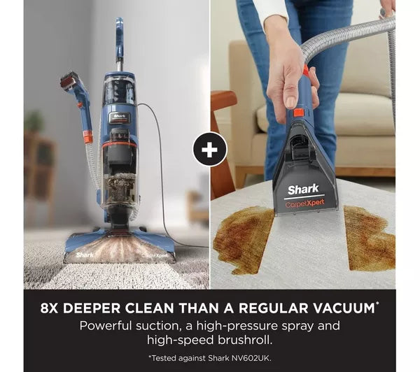 SHARK CarpetXpert EX150UK Upright Carpet Cleaner - Navy