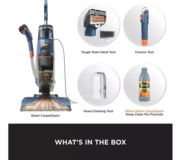 SHARK CarpetXpert EX150UK Upright Carpet Cleaner - Navy