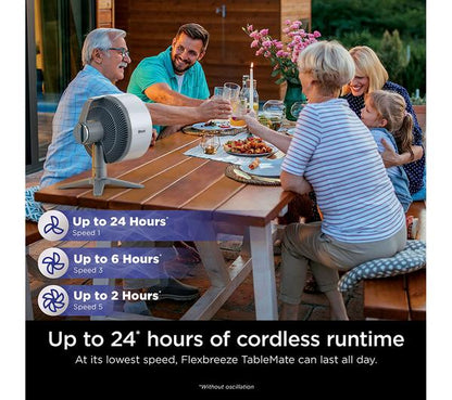 SHARK FlexBreeze Tablemate FA150UK Portable 11.8" Desk Fan