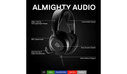 SteelSeries Arctis Nova 1 Xbox,PC,PS5,Switch Gaming Headset