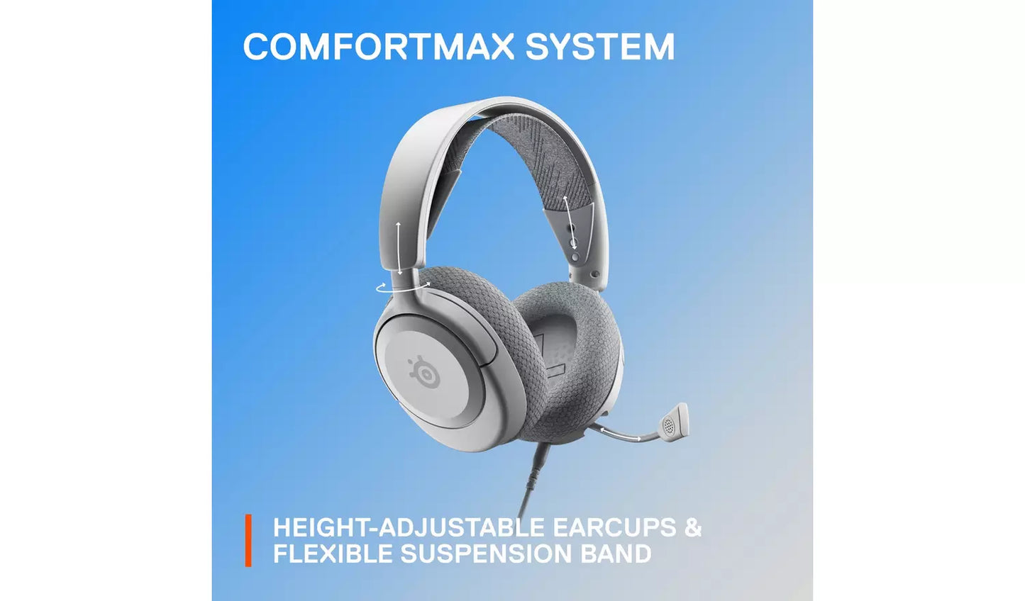 SteelSeries Arctis Nova 1P PS5, Switch, PC Gaming Headset