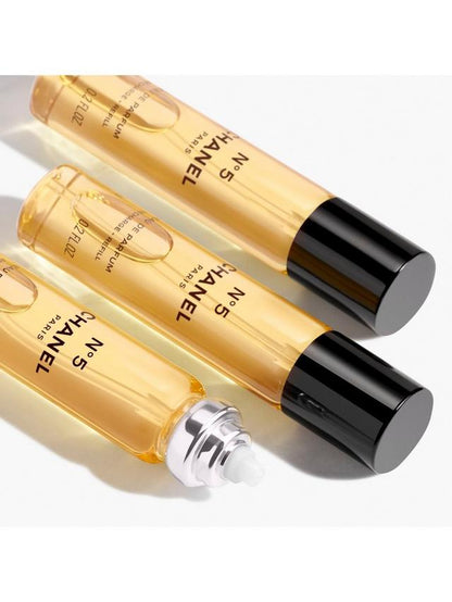 N°5 Eau de Parfum Twist And Spray Refill, 3 x 7ml