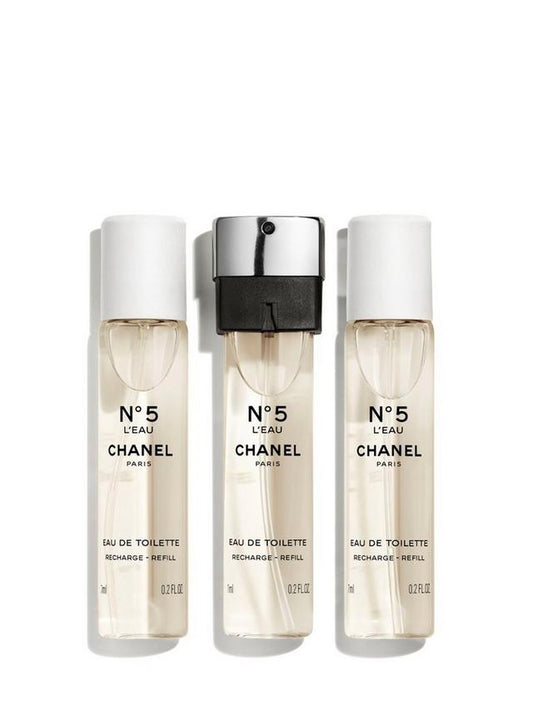 N°5 L' Eau de Toilette Twist And Spray Refill, 3 x 7ml