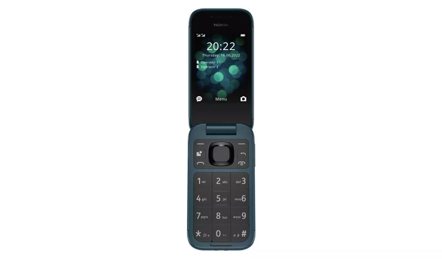 Nokia 2660 Flip Mobile Phone - Blue SIM Free