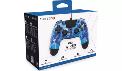 Gioteck VX4 PS4 Wired Controller - Multicoloured