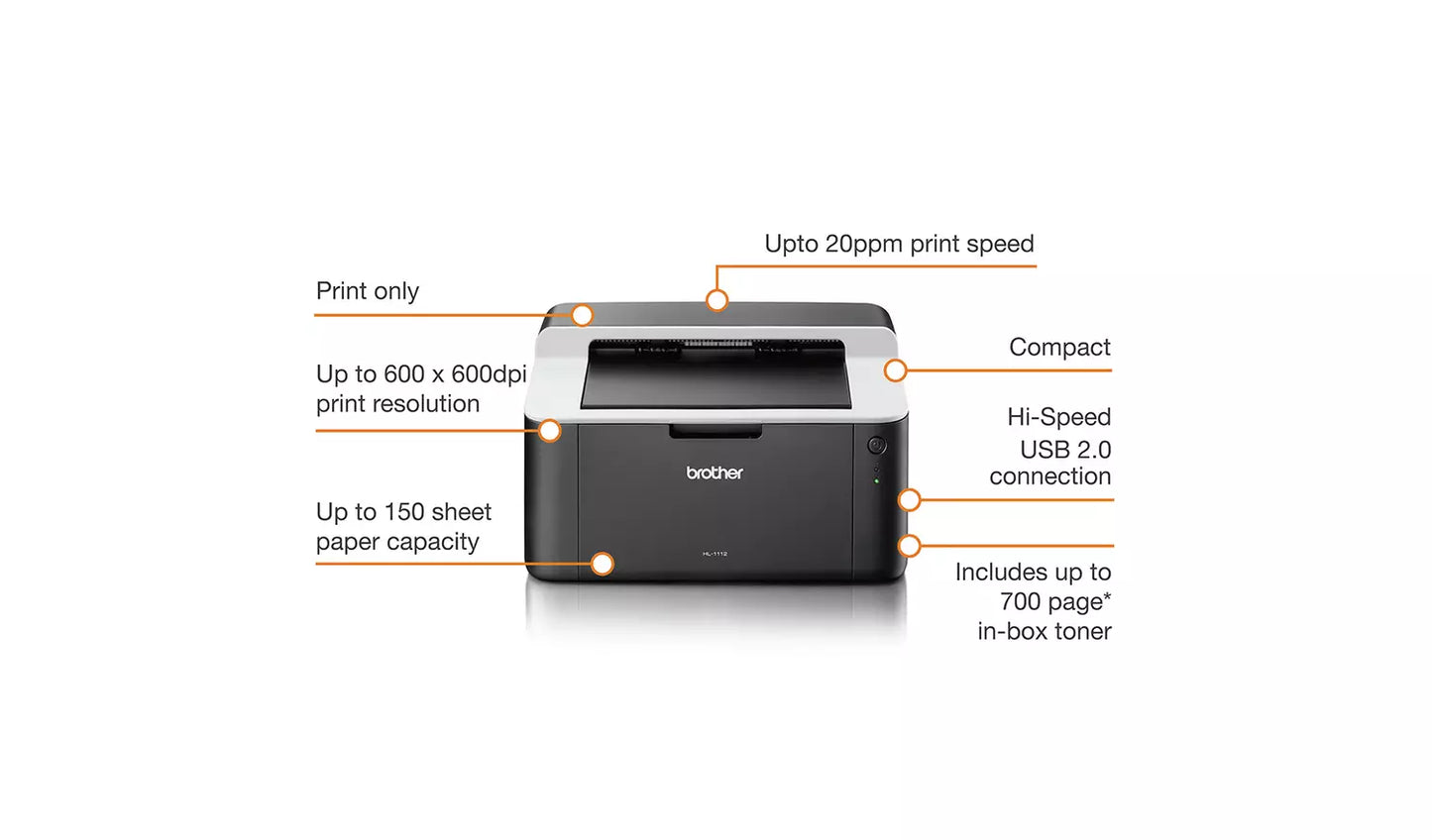 Brother HL-1112 Mono Laser Printer