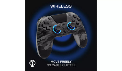 Gioteck VX4+ PS4 Wireless RGB Controller - Dark Camo