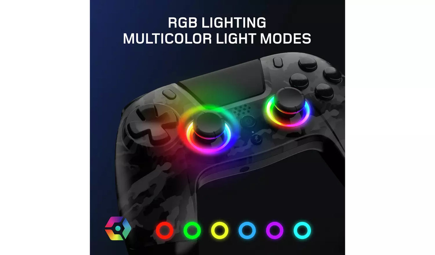 Gioteck VX4+ PS4 Wireless RGB Controller - Dark Camo
