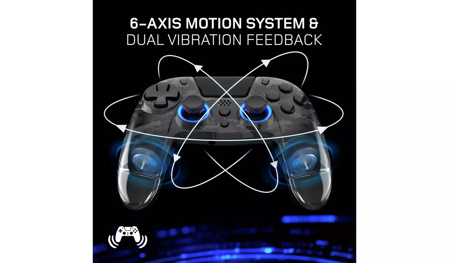 Gioteck VX4+ PS4 Wireless RGB Controller - Dark Camo