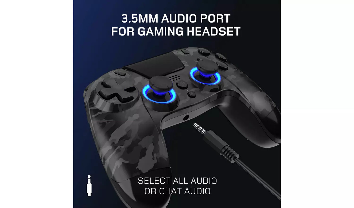 Gioteck VX4+ PS4 Wireless RGB Controller - Dark Camo