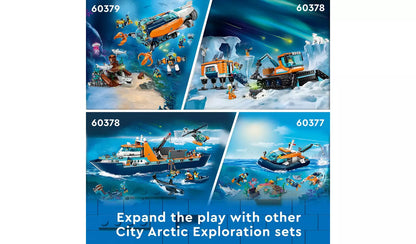 LEGO City Arctic Explorer Ship, Big Floating Boat Toy 60368