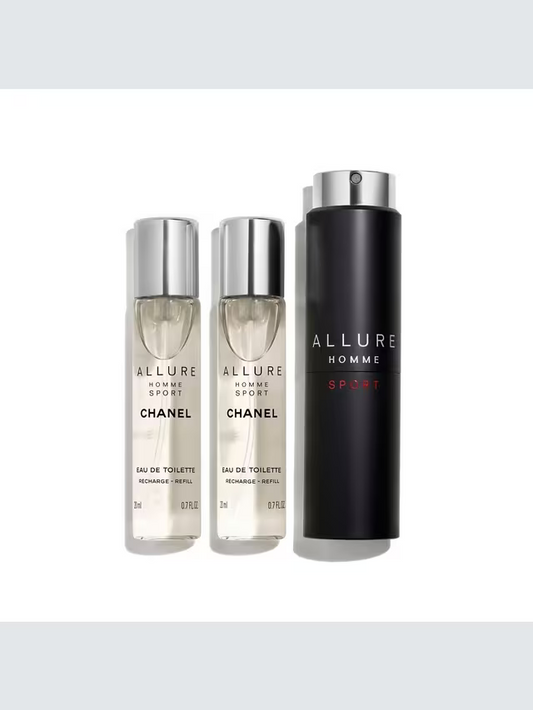 CHANEL Allure Homme Sport Eau de Toilette Refillable Travel Spray, x 3