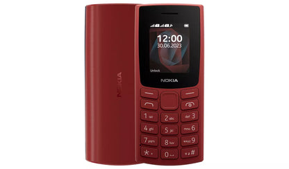 Nokia 105 Mobile Phone - Red SIM Free