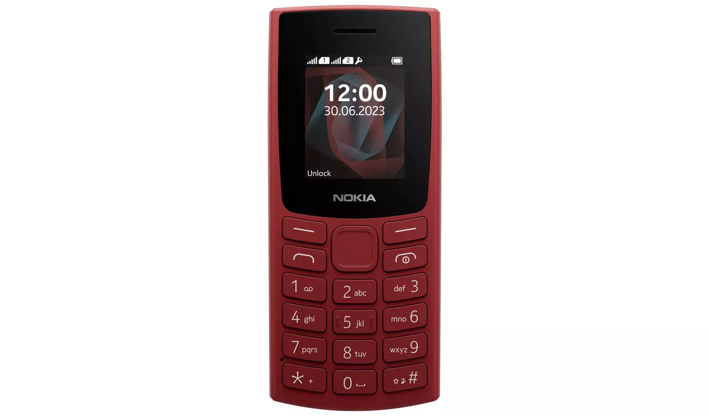 Nokia 105 Mobile Phone - Red SIM Free