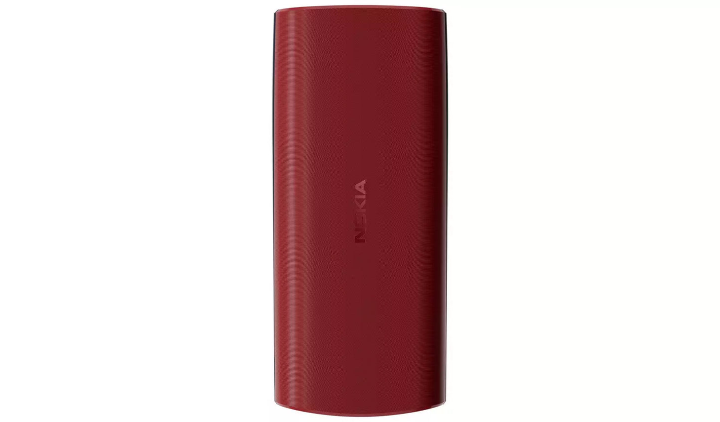 Nokia 105 Mobile Phone - Red SIM Free