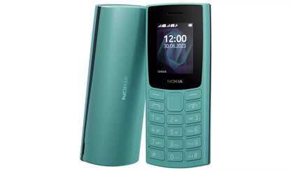 Nokia 105 Mobile Phone - Cyan SIM Free