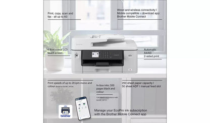 Brother MFC-J6540DWE A3 Inkjet Printer with EcoPro Trial