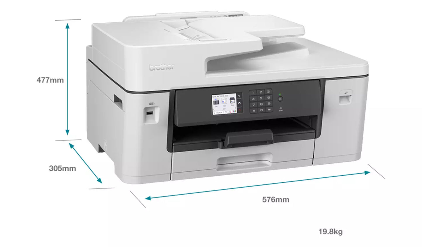 Brother MFC-J6540DWE A3 Inkjet Printer with EcoPro Trial