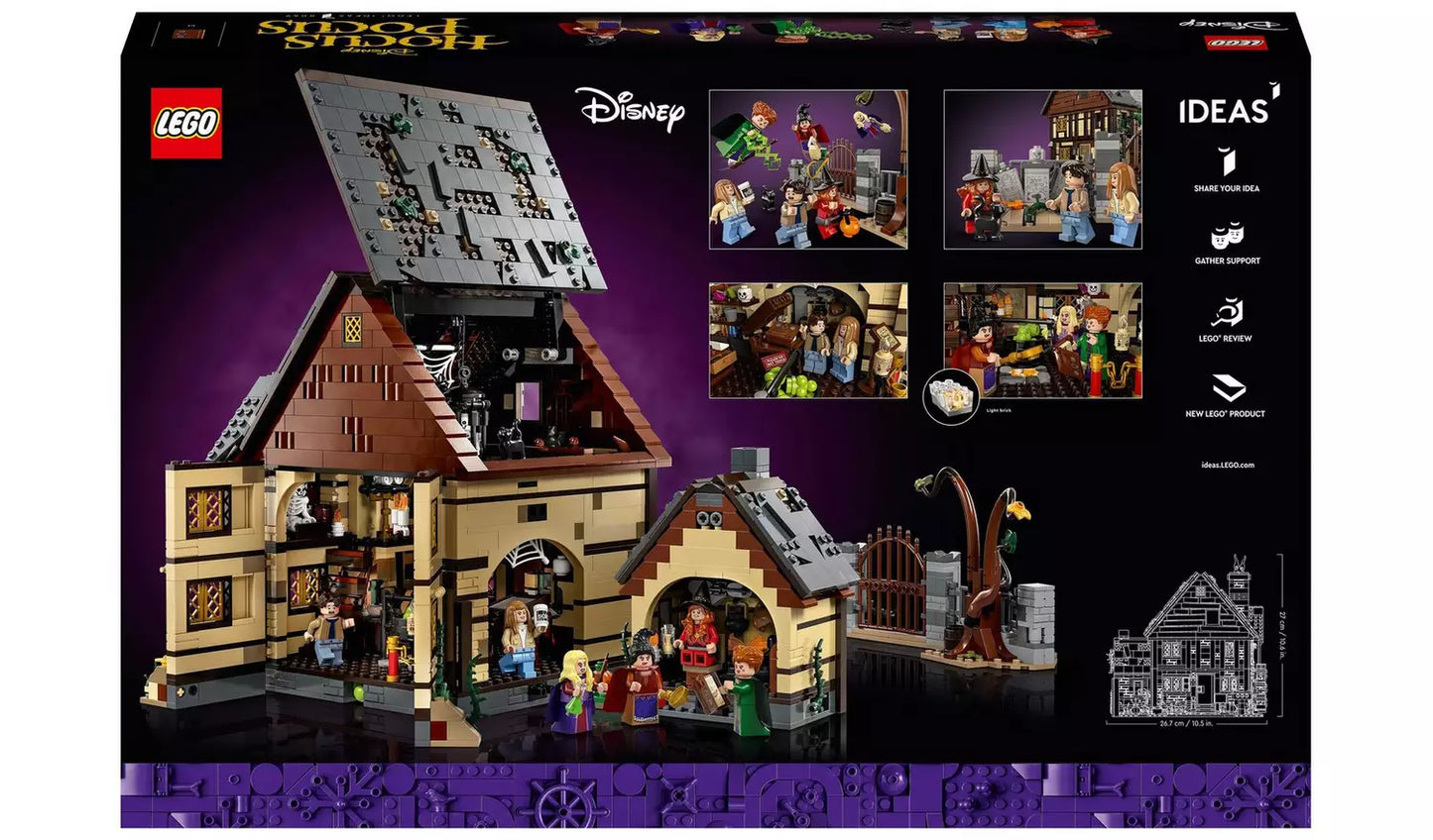 LEGO Ideas Disney Hocus Pocus: The Sanderson Cottage 21341