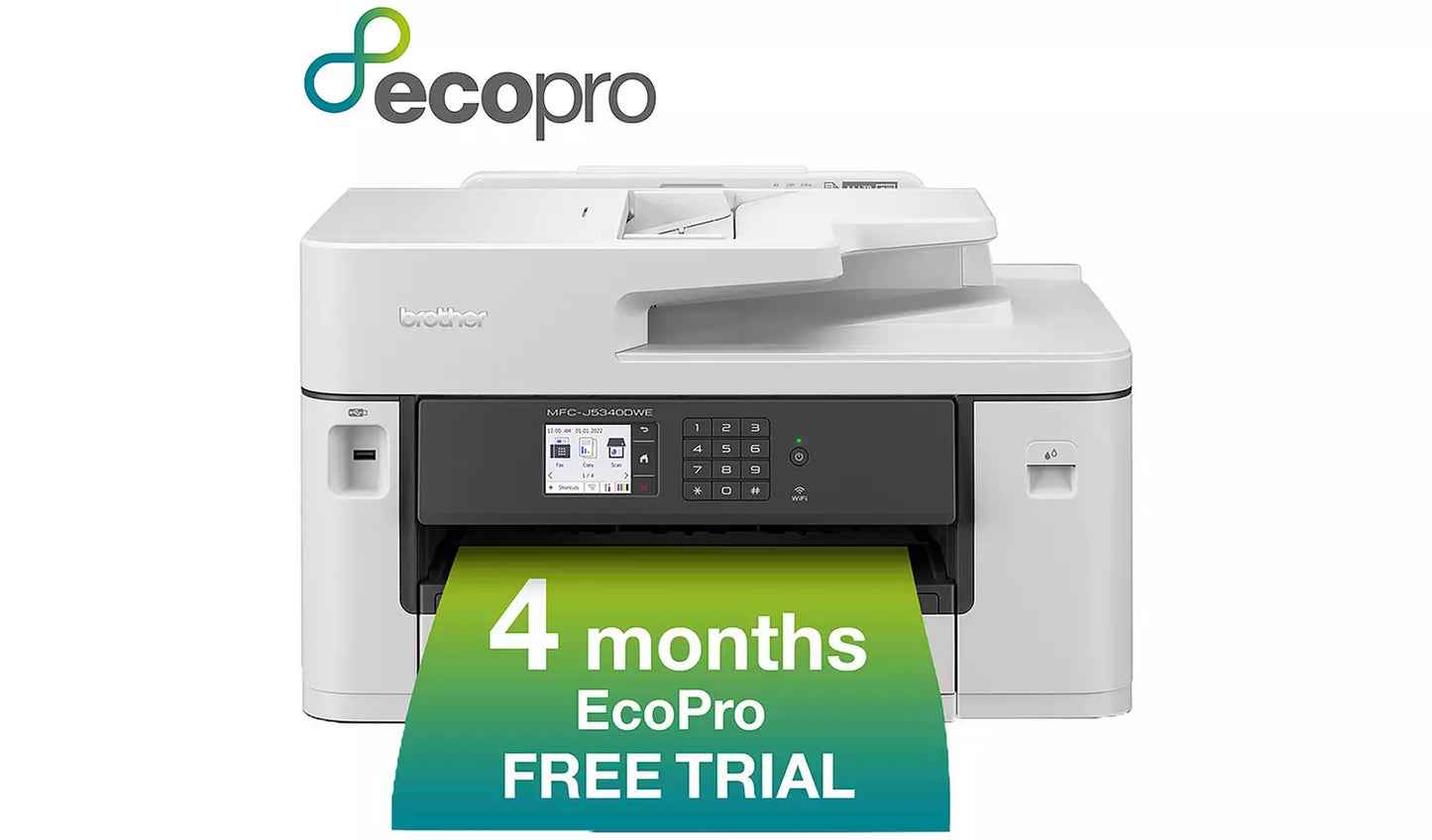 Brother MFC-J5340DWE A3 Inkjet Printer with EcoPro Trial