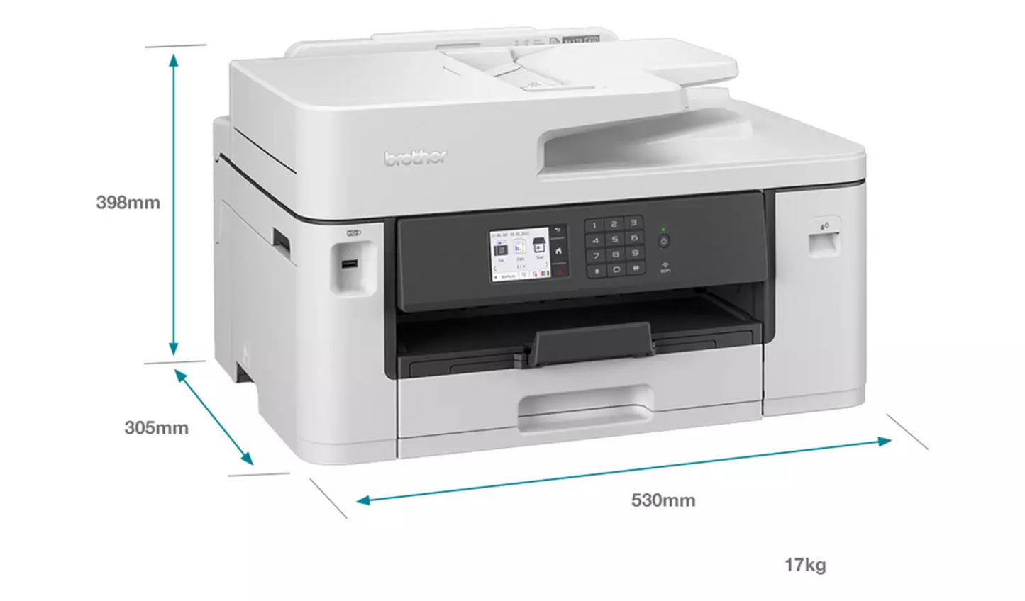 Brother MFC-J5340DWE A3 Inkjet Printer with EcoPro Trial