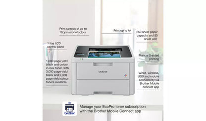 Brother HL-L3220CWE EcoPro Ready Colour LED Printer