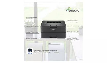 Brother HL-L2400DWE EcoPro Ready Mono Laser Printer