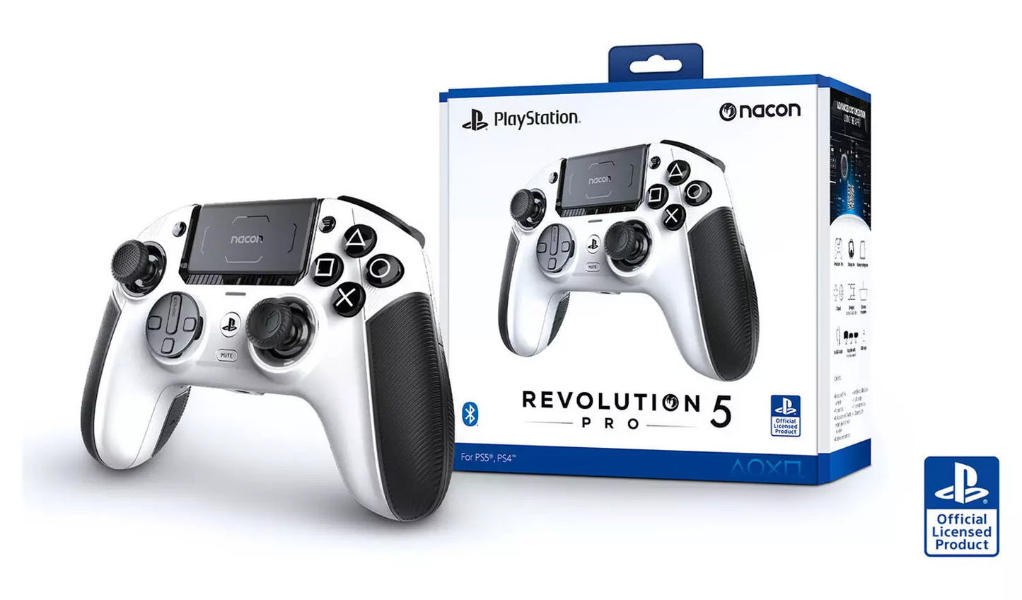 Nacon Revolution 5 Pro PS5 & PS4 Wireless Controller - White