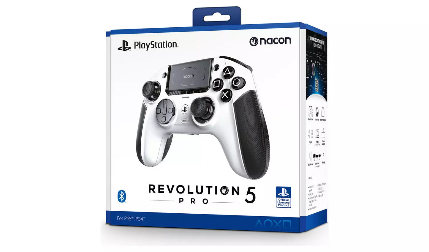 Nacon Revolution 5 Pro PS5 & PS4 Wireless Controller - White
