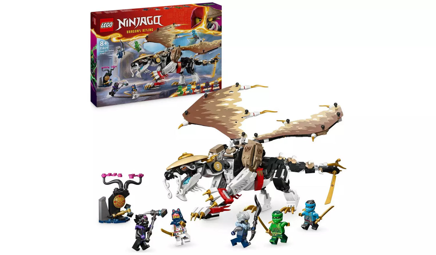 LEGO NINJAGO Egalt the Master Dragon Toy Ninja Playset
