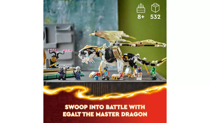 LEGO NINJAGO Egalt the Master Dragon Toy Ninja Playset