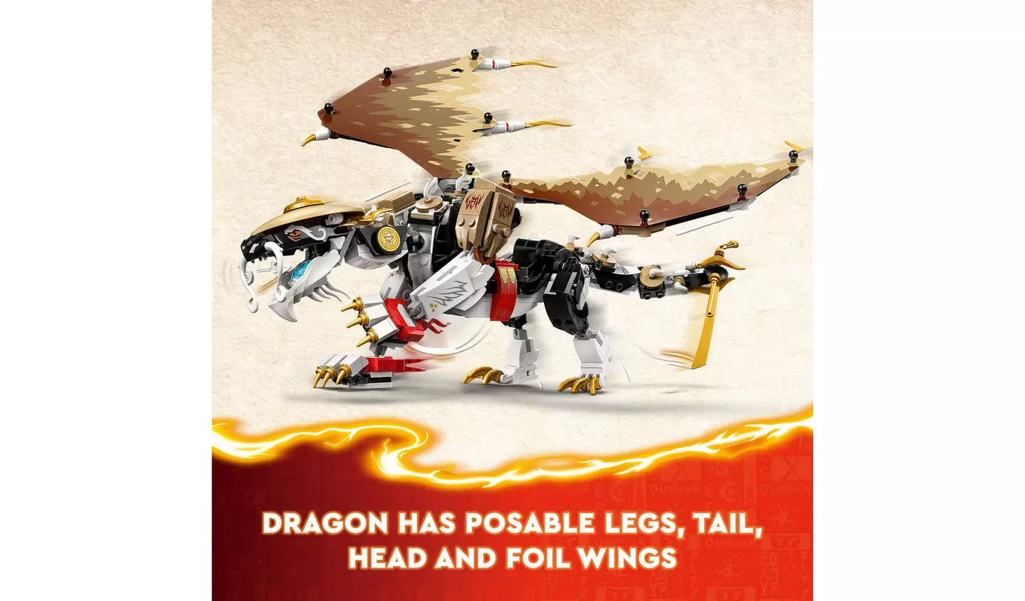 LEGO NINJAGO Egalt the Master Dragon Toy Ninja Playset