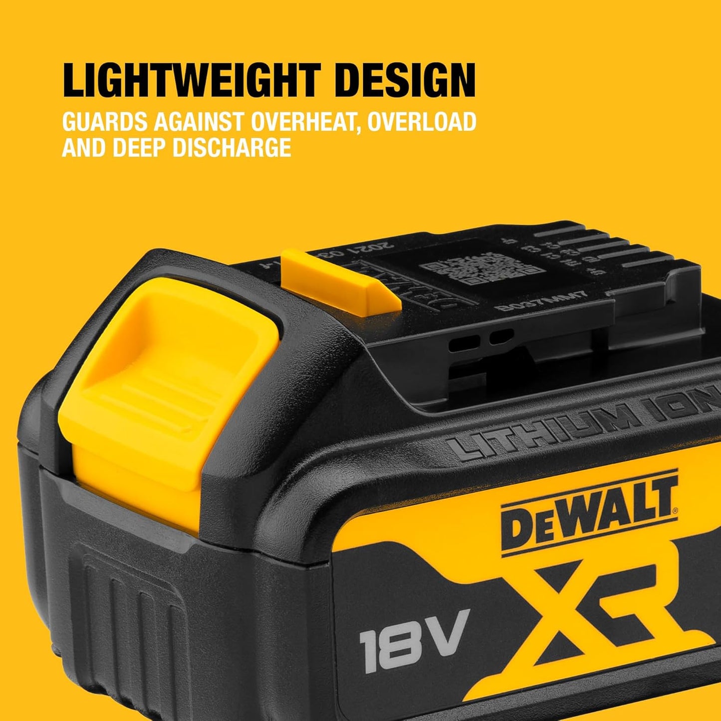 DEWALT 18V XR 4Ah Battery, DCB182-XJ