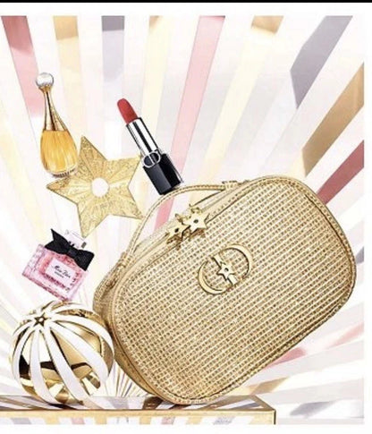 Miss Dior J'adore Rouge Dior Gift Set Coffret 2025 Holiday Limited W/Gold Pouch