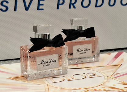 2 X Dior Miss Dior Essence Eau De Parfum EDP 5ml Miniature New