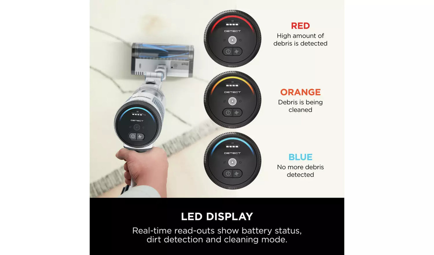 SHARK Detect Clean & Empty Vacuum Cleaner & AutoEmpty System