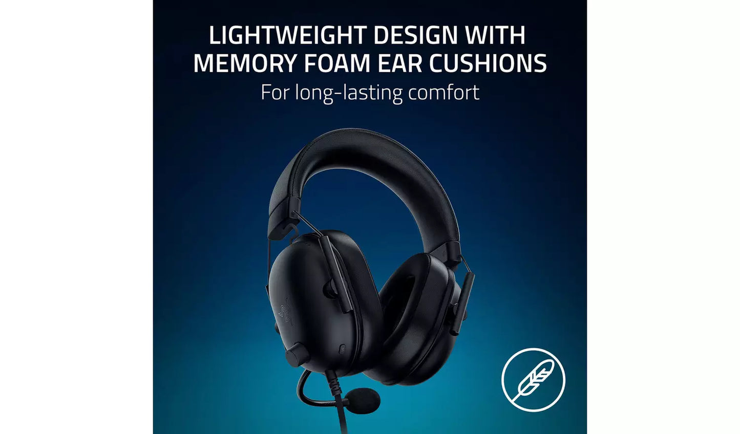 Razer BlackShark V2 X Wired Console Gaming Headset - Black